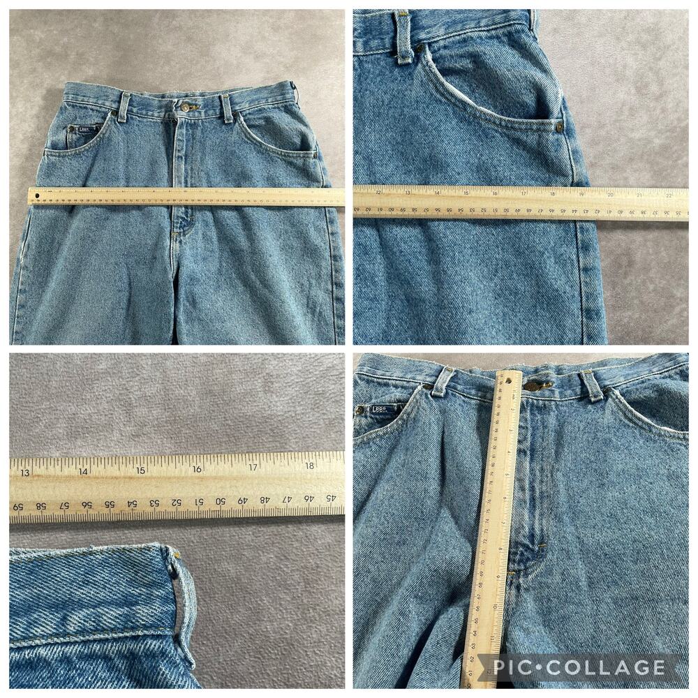 Vintage 90s Women’s Lee High Rise Mom Denim Jeans 30x30.5 - Picture 7 of 8